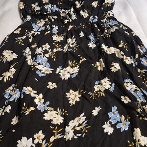 Chic Lascana Size M Floral Black BOHO Dress